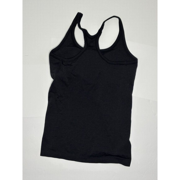 Lululemon Ebb To Street Tank Size 6 Black - Built In Bra, Hip Length - Picture 3 of 4
